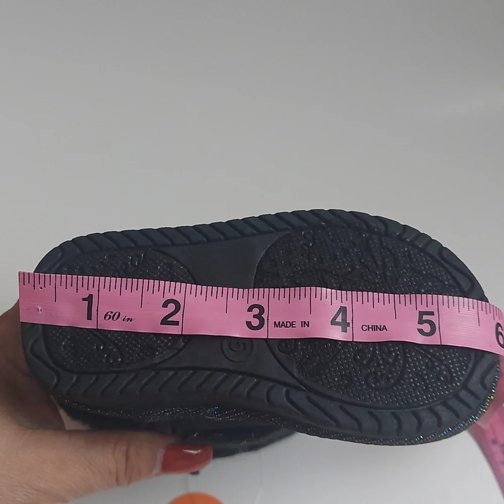 Jumping beans reagann boots toddler Girls black size‎ 5T